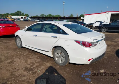 2014 Hyundai Sonata Hybrid из США, поврежденный, VIN KMHEC4A43EA117445